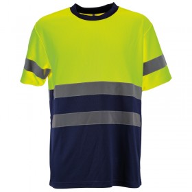 YELLOW HIGH VISIBILITY T-SHIRT GLOW HV