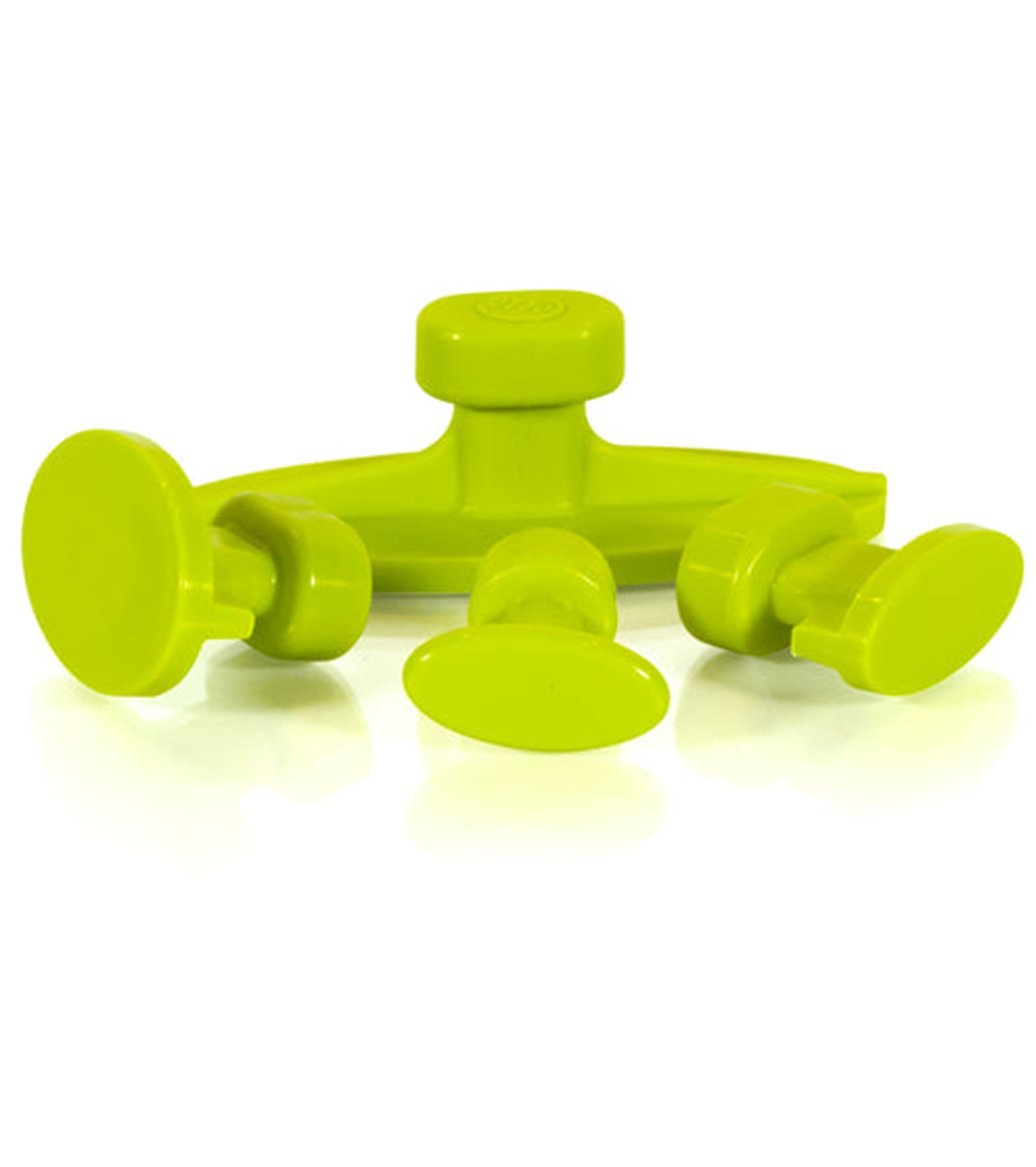 GLUE TABS GANG GREEN OVAL 12 pcs. / BLACK PLAGUE
