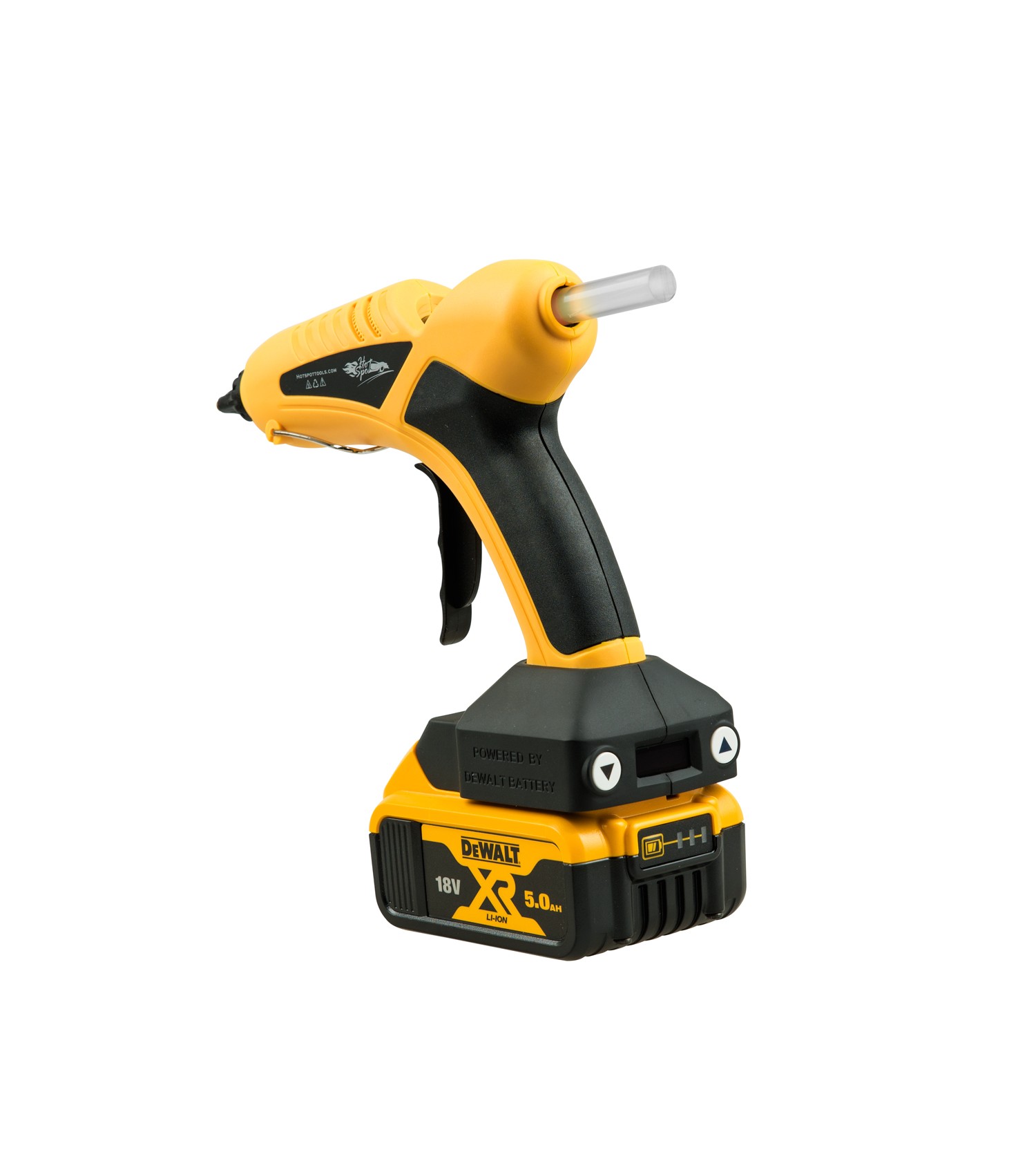 GLUE GUN "HOT SPOT" FOR DEWALT BATTERY