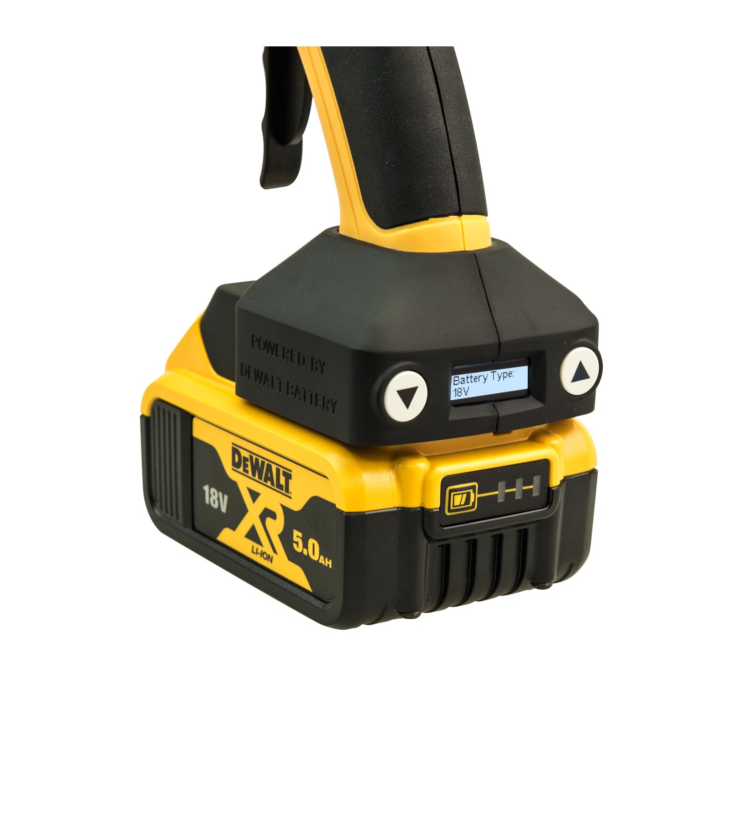 GLUE GUN "HOT SPOT" FOR DEWALT BATTERY