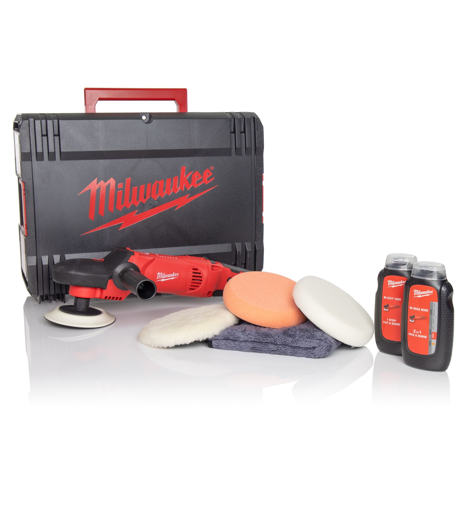 КОМПЛЕКТ ПОЛИРАЩА МАШИНА MILWAUKEE AP14-2 200E
