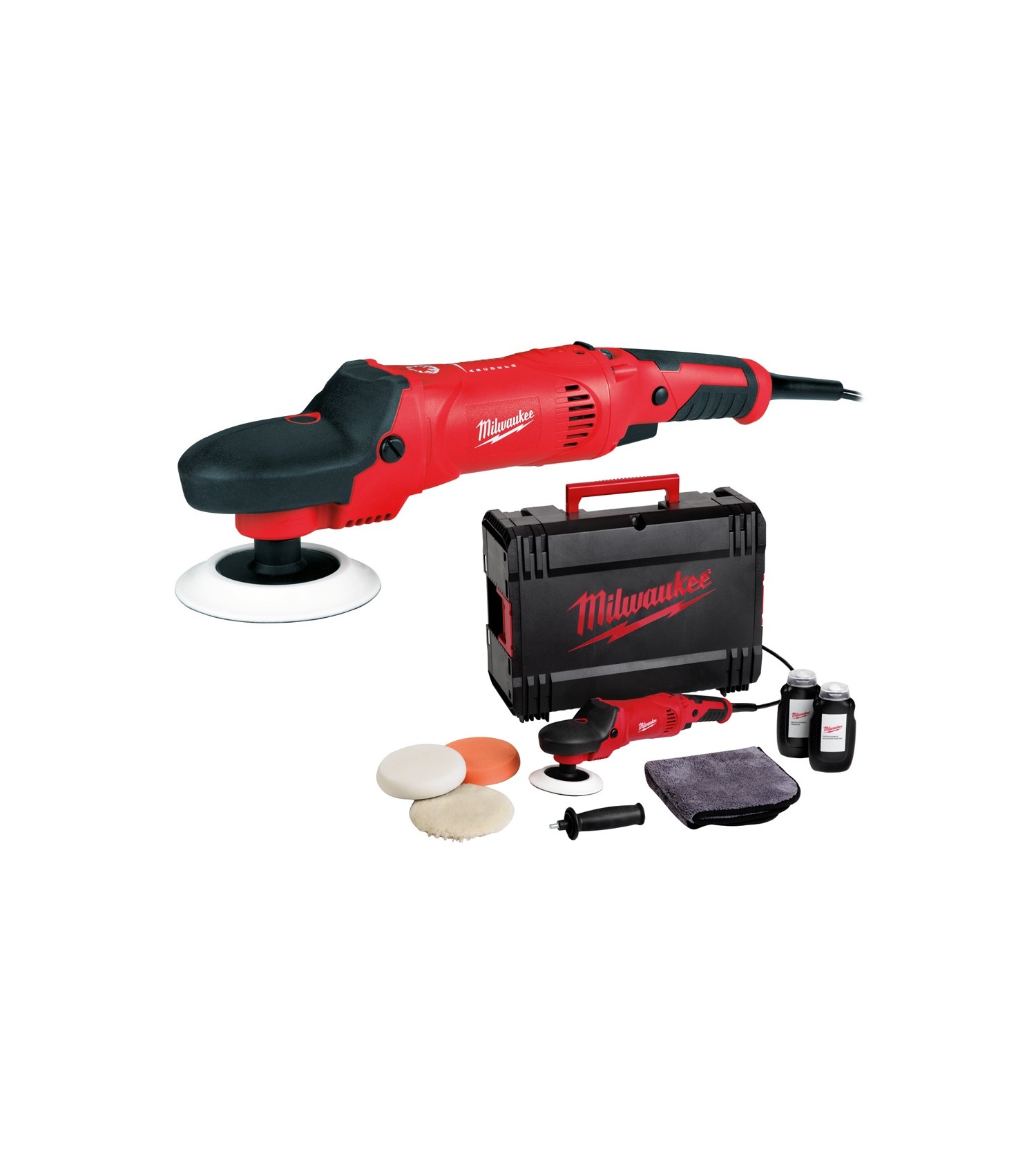 КОМПЛЕКТ ПОЛИРАЩА МАШИНА MILWAUKEE AP14-2 200E