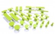 GLUE TABS GANG GREEN SMOOTH 32 pcs. / BLACK PLAGUE